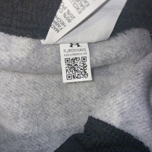 🦾 Medium Mens Dark Gray Under Armour Adjustable Drawstring Joggers with Pockets - Picture 10 of 11